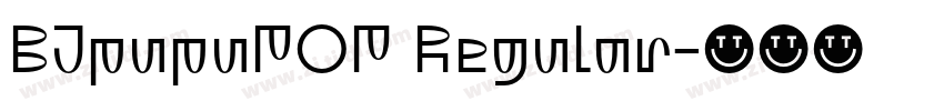 BJpupuPOP Regular字体转换